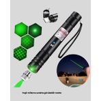 Erdo Ticaret 5000MW Yeşil Lazer Pointer Profesyonel Uzun Menzilli - 1 m - Renkli