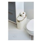 Erdo Ticaret Beyaz Kapaklı Wc Kağıtlıklı Çöp Kovası & Ofis Çöp Kovası 10 Lt - Belirtilmemiş