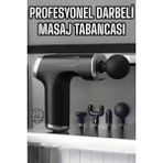 Erdo Ticaret Buğz Masaj Tabancası 4 Başlıklı Kas ve Vücut Ağrıları Için Şarjlı Darbeli - Renkli