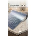 Erdo Ticaret Buğz Mutfak Dolap Içi Kaydırmaz Şeffaf Raflık Örtüsü 45X300 cm Pvc Koruyucu - Renkli - Belirtilmemiş