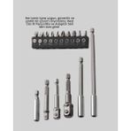 Erdo Ticaret Ergonomik 16 Parça Bits Tornavida Uç ve Adaptör Seti - Renkli - Belirtilmemiş