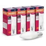 Erdo Ticaret LED Mum Ampul, 4.9W ile Enerji Tasarruflu ve Dekoratif Kullanım Için
