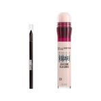 Erdo Ticaret Maybelline New York Instant Anti Age Eraser Kapatıcı 03 Fair & Mini Tattoo Liner Gel Pencil Makyaj Seti