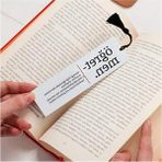 Erdo Ticaret Öğretmenler Için Anlamlı Kitap Ayracı, Metal Tasarım