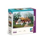 Erdo Ticaret Ördekli Bahçe Temalı 1000 Parça Puzzle, Eğlenceli Oyun
