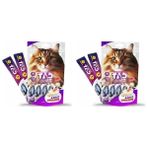 Erdo Ticaret Sıvı Kedi Ödülü Ton Balığı ve Deniz Tarağı 5X15 Gr, 2'li Paket