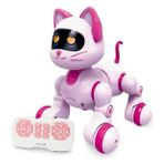 Erdo Ticaret Uzaktan Kumandalı Robot Kedi, Programlanabilir Rc Akıllı Kedi, Dokunmatik Algılama, LED Gözler, Dans ve Müzik Yürüyen Evcil Hayvanlar Stem Oyuncakları Çocuklar Kızlar Erkekler Için Hediyeler
