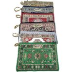 Erdoğan Hobi Bez Cüzdan 6 Adet Kilim Desenli Bez Cüzdan Hediyelik 10X15CM Desenli Bez Cüzdan Hediyelik Cüzdan - Renkli