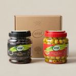 Erel Gurme Aile Seçimi Xl Siyah & Yeşil Zeytin Seti