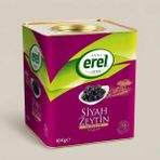 Erel Horeca Mega Jumbo Siyah Zeytin 290-320 Kalibre 10KG Teneke