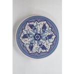 Eren Çini Seramiği Seramik Çini Desenli Bardak Altlığı 9cm