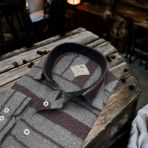 Eren Style Kışlık Pamuklu Flanel Uzun Kollu Erkek Gömlek (Regular Kalıp) - 2XL - Gri