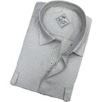 Eren Style Kışlık Pamuklu Kapaklı Çift Cepli Uzun Kollu Erkek Gömlek (Regular Kalıp) - 2XL - Krem