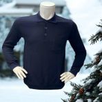 Eren Style Kışlık Pamuklu Selanik Örgü Uzun Kollu Erkek-Kadın Sweatshirt (Regular Kalıp) - XL - Siyah