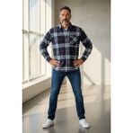Eren Style Kışlık Pamuklu Uzun Kollu Cepli Erkek Oduncu Gömlek (Slim Fit) - 2XL - Siyah