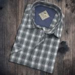 Eren Style Pamuklu Linen Kumaş Kısa Kollu Erkek Gömlek (Regular Kalıp) - 3XL - Siyah
