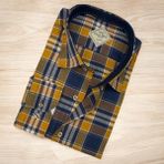 Eren Style Pamuklu Uzun Kollu Oxford Erkek Gömlek (Regular Kalıp) - 2XL - Sarı