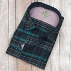 Eren Style Pamuklu Uzun Kollu Oxford Erkek Gömlek (Regular Kalıp) - 2XL - Yeşil