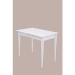 Erezoğulları Melisa Mdf Lak Panel Açılır Mutfak Masası 60x100 Beyaz