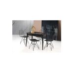 Erezoğulları Mobilya Damla Telli Mdf Mutfak Masa Sandalye Takımı 60X100cm