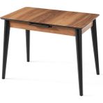 Erezoğulları Mobilya Melisa Mdf Highgloss Açılır Mutfak Masası 60X100 - Ceviz