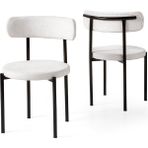 Erezoğulları Mobilya Metal Mutfak Sandalyesi 2 Li Set - Krem