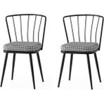 Erezoğulları Mobilya Modern Mutfak Cafe Bahçe Sandalyesi Buse 2 Li Set - Beyaz