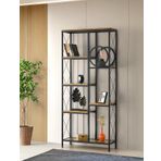 Erezoğulları Mobilya Simge Dekoratif Ferforje Kitaplık 80X30x182