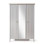 Erezoğulları Yakamoz Sis Gri 3 Kapaklı 133x56x201 CM Gardırop