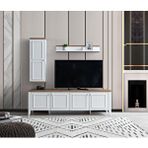 Erezoğulları Yalı Modern Dolaplı Tv Ünitesi 180*45*55 Beyaz