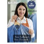 erfa plastik ambalaj 1984'den beri Askı Delikli Elbise Kılıfı 60×90 cm - Şeffaf Koruma Torbası 10 Adet
