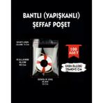 Erfa Plastik Ambalaj 35X40+5 cm Şeffaf Jelatin Bantlı Poşet 100’LÜ | Çeyiz Poşeti Yapışkanlı Ambalaj Torbası