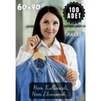 Erfa Plastik Ambalaj Askı Delikli Elbise Kılıfı 60×90 cm - Şeffaf Koruma Torbası 100 Adet