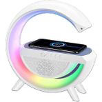 Erg 3in1 Ledli Kablosuz Sarj Standı,bluetooh 5.2 Speaker Hoparlör,renkli Masa Lambası