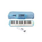 Erga Müzik Lino Pastel Mavi Melodika 32 Tuşlu Bez Çantalı