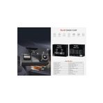 ErginGroup DVR Wifi Dash Cam 3MP Gece Görüşlü Çarpışma Algılama Video Araç Kayıt İçi Kamera Araba Park Monitörü