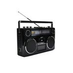 ErginGroup Nostalji Müzik Seti FM Radyo USB MP3 Player Bluetooth Retro Kaset Çalar Teyp Speaker Hoparlör