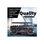ErginGroup PX149BT Müzik Seti Fm Radyo USB Mp3 Player Kablosuz Hoparlör Bluetooth Retro Teyp Kaset Çalar