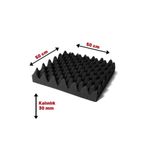 Erginler Ticaret Ses Yalıtımı Akustik Yanmaz yumurta Sünger (30 mm 50x50)