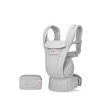 Ergobaby Omni Deluxe Cotton Pearl Grey 4 Farklı Taşıma Pozisyonlu 0-4 Yaş Ergonomik Kanguru - Gri