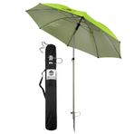 Ergodyne SHAX 6100 Hafif Endüstriyel Şemsiye, 213 cm, Lime Yeşil