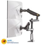 Ergoflex Nb Ergonomic Nb D9c 27-50 Inch Çift Kol 2-20 Kg Profosyonel Gaming Monitör Standı