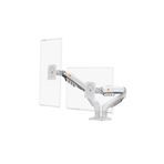 Ergoflex North Bayou Nb F160 17-27 " Monitör Tutucu Çift Kol Amortisörlü 2-9 Kg Vesa Monitör Standı Beyaz