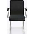 Ergolife Sit 8 Bekleme Koltuğu | Bel Destekli, Fileli, Siyah, Toplantı Sandalyesi - ED.57.1.6A4