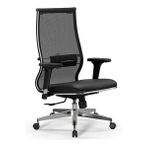 Ergolife Synchrosit 10 Ergonomik Fileli ve Deri Çalışma Sandalyesi / Ofis Koltuğu - 211.D.1.3E3 Siyah