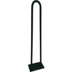 Ergonomi Market Siyah Renkrustik Tarz U Model Has Demir Firkete Masa Sehpa Ayağı 45 cm