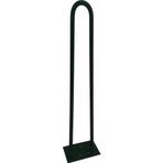 Ergonomi Market Siyah Renkrustik Tarz U Model Has Demir Firkete Masa Sehpa Ayağı 60 cm