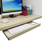 Ergonomik Ahşap Klavye Tepsi Çekmecesi Masa Bilek Desteği Sürgülü Klavye Rafı Masa Altında 54/60/70 cm Ofis Çalışanları ve Oyuncular için İdeal 3 Stil Mevcuttur