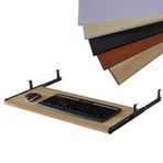 Ergonomik Ahşap Klavye Tepsisi 5 Renk Masa Altında Sürgülü Klavye Çekmece Bilek Desteği ile 70 cm x 27 cm Kas Stresini Gidermek Ev Ofis için Mükemmel
