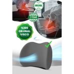 Ergonomik Bel Yastığı Bel Destek Minderi - 35 × 45 cm - Gri